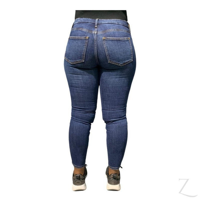 Buy-Ladies Super Strong Stretchy Skinny Denim Jeans | Plain | "Roo"-Online-in South Africa-on Zalemart