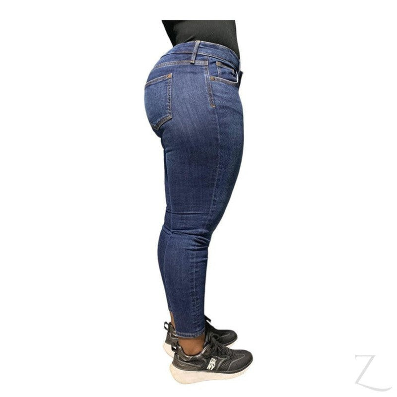 Buy-Ladies Super Strong Stretchy Skinny Denim Jeans | Plain | "Roo"-Online-in South Africa-on Zalemart