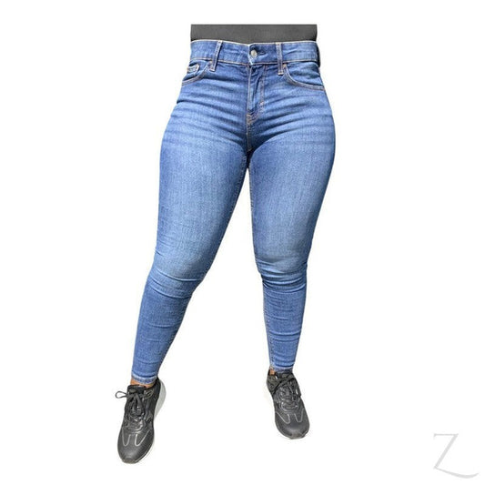 Buy-Ladies Super Strong Stretchy Skinny Denim Jeans | Plain | "Roo"-Online-in South Africa-on Zalemart