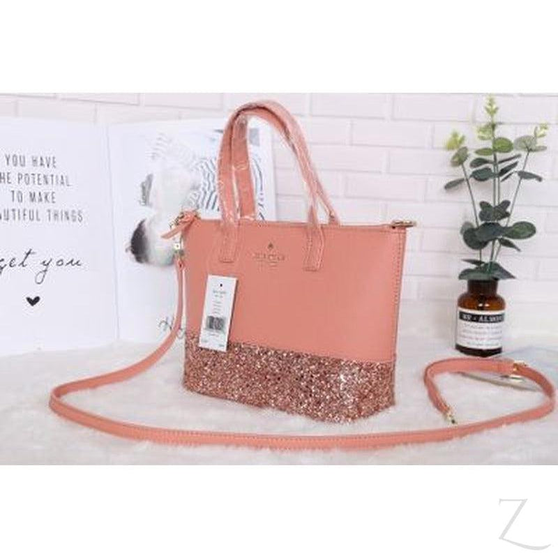 Glitter shop bottom tote