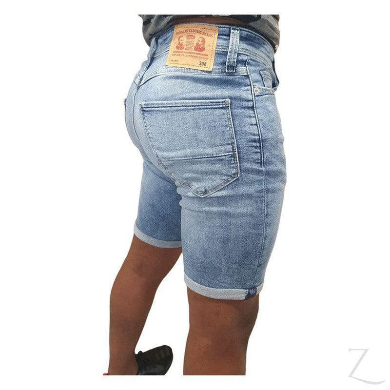 Buy-Men's Stretch Denim Shorts | Plain | "Sipho"-Online-in South Africa-on Zalemart