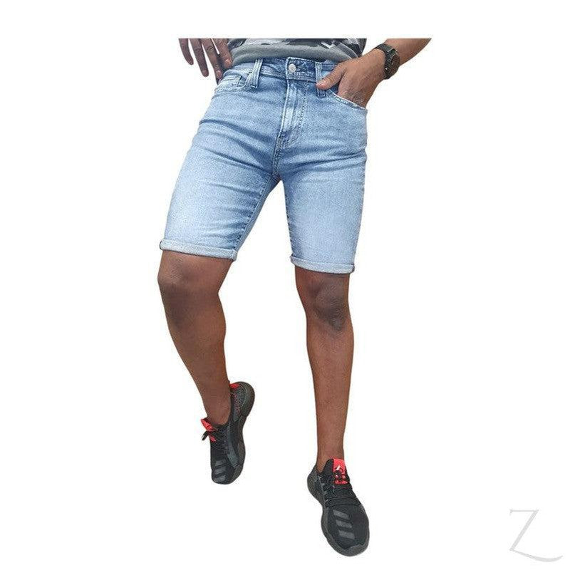 Buy-Men's Stretch Denim Shorts | Plain | "Sipho"-Online-in South Africa-on Zalemart