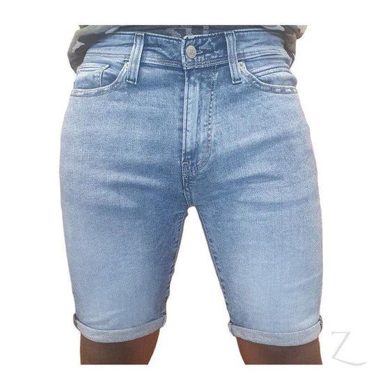 Buy-Men's Stretch Denim Shorts | Plain | "Sipho"-Online-in South Africa-on Zalemart