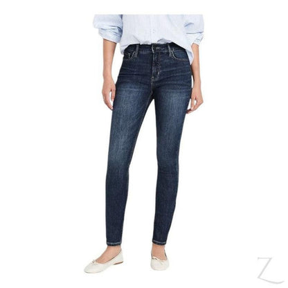 Ladies High Rise Super Skinny Super Strong Stretchy Denim Jeans | Plain | "Samina"