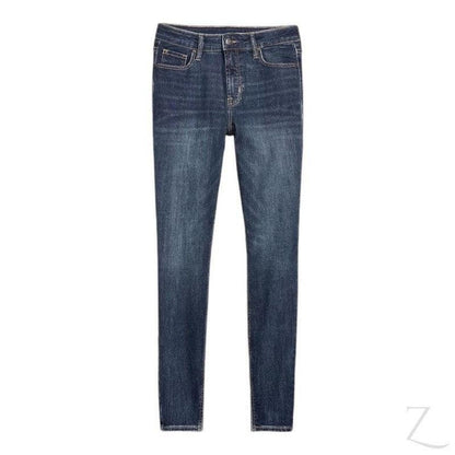 Ladies High Rise Super Skinny Super Strong Stretchy Denim Jeans | Plain | "Samina"