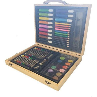 55pc Art Set in Wooden Box