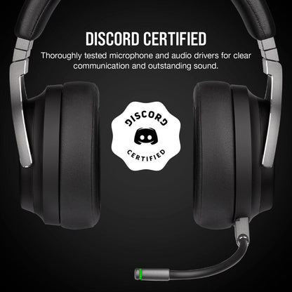 CORSAIR VIRTUOSO RGB Wireless High-Fidelity Gaming Headset; 7.1 - Carbon