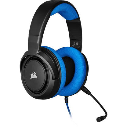 CORSAIR HS35 Stereo Gaming Headset - Blue  (1 to 2 Splitter included)