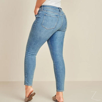 Buy-Ladies Super Skinny Stretchy Strong Denim Jeans | Plain | "Samina"-Online-in South Africa-on Zalemart