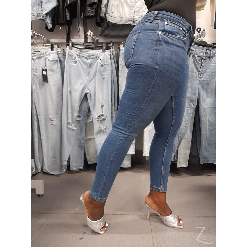 Buy-Ladies Super Stretchy Super Skinny Strong Denim Jeans | Plain | "Zia"-Online-in South Africa-on Zalemart