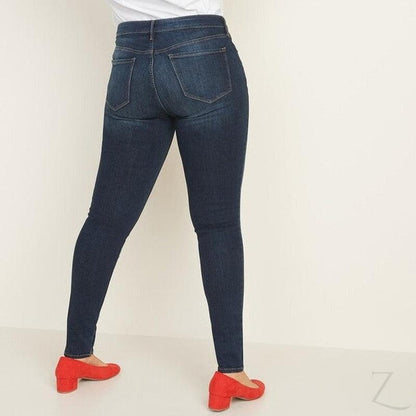 Ladies Super Skinny Stretchy Strong Denim Jeans | Plus Sizes | "Samina"