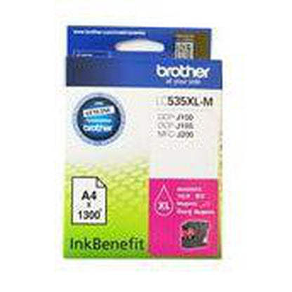 Brother High Yield Magenta Cartridge for DCPJ105/ MFCJ200 | LC535X-M