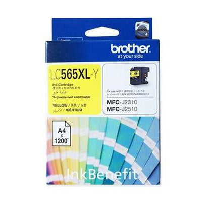 Brother High Yield Yellow Cartridge for MFCJ3520/ MFCJ3720 | LC565XL-Y