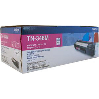 Brother High Yield Magenta Toner Cartridge for HL4150CDN/ HL4570CDW/ MFC9460CDN/ MFC9970CDW | TN348-M