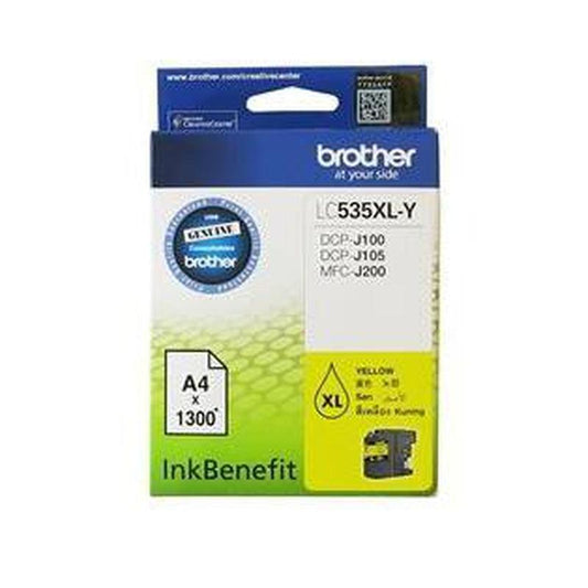 Buy-Brother LC535XL-Y Yellow Ink Cartridge for DCPJ105/ MFCJ200-Online-in South Africa-on Zalemart