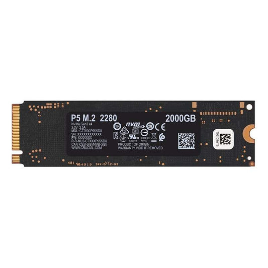 Buy-Crucial P5 2TB 3D PCIE NVME M.2 SSD-Online-in South Africa-on Zalemart