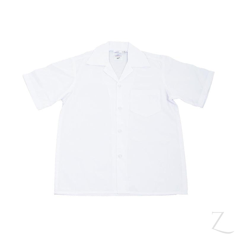 Shortsleeve Gladneck Shirt - White – Zalemart