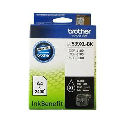 Brother High Yield Black Cartridge for DCPJ105/ MFCJ200 - LC539XLBK