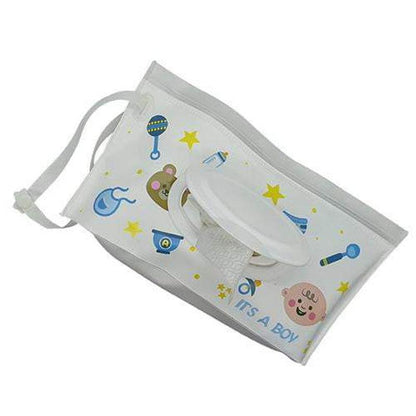 Reusable Wet Wipes Pouch - It's a Boy - Zalemart